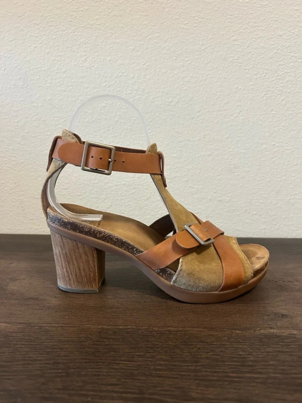 Dansko Dominique T-Strap Heeled Sandals